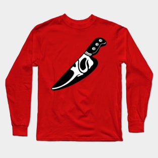 Scream Horror Movie Minimalist Knife Long Sleeve T-Shirt